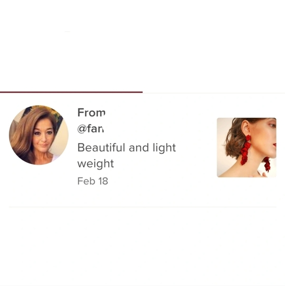 Fashion Rose Petal Long Earrings - Picture 8 of 11